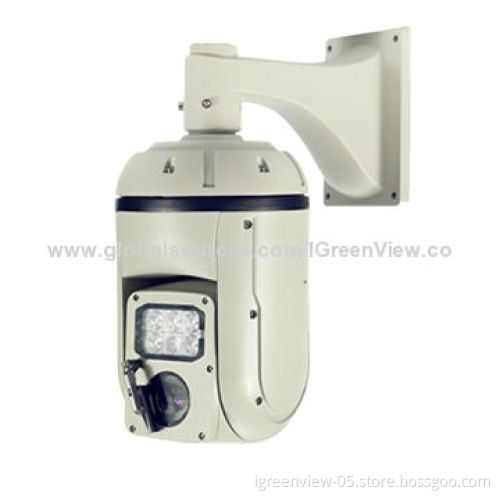 Waterproof Speed Dome Outdoor Camera, Using 120 IR Range with 6pcs 3rd Array Led